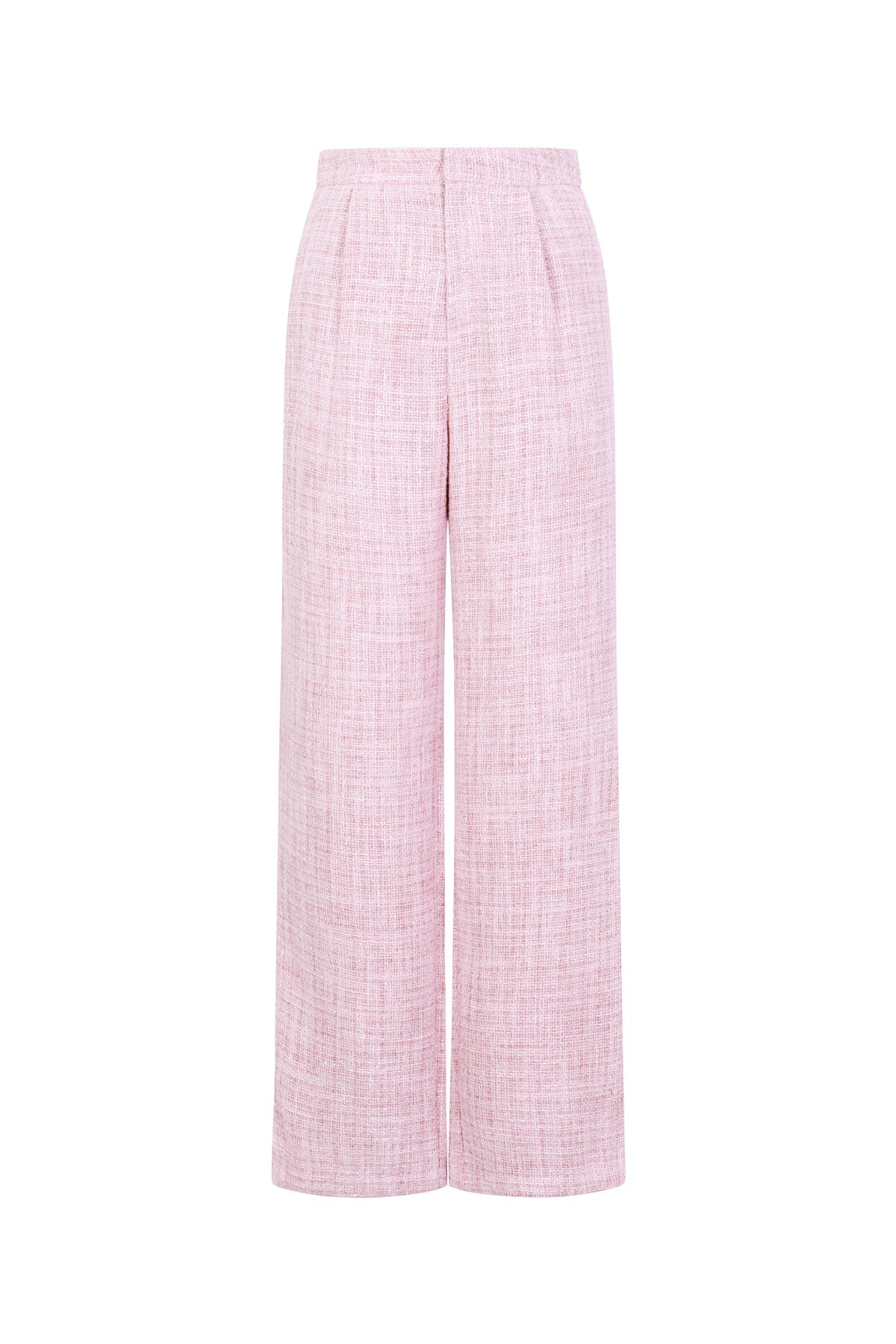 Polyester fiber (polyester) Straight pants Checkered Elegant Fall/Winter  Clothes