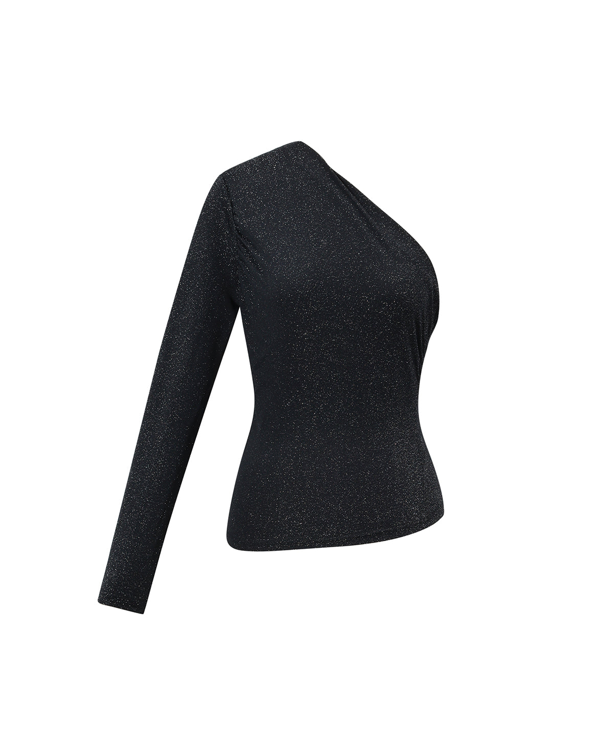 Festive Sparkling One Shoulder Top