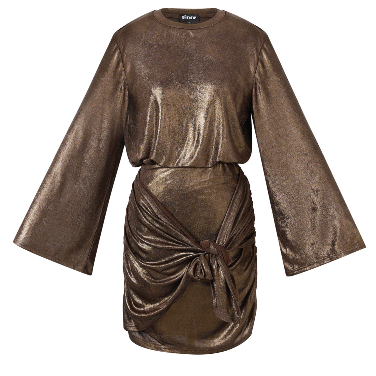 Festive Sparkling Wrap Dress