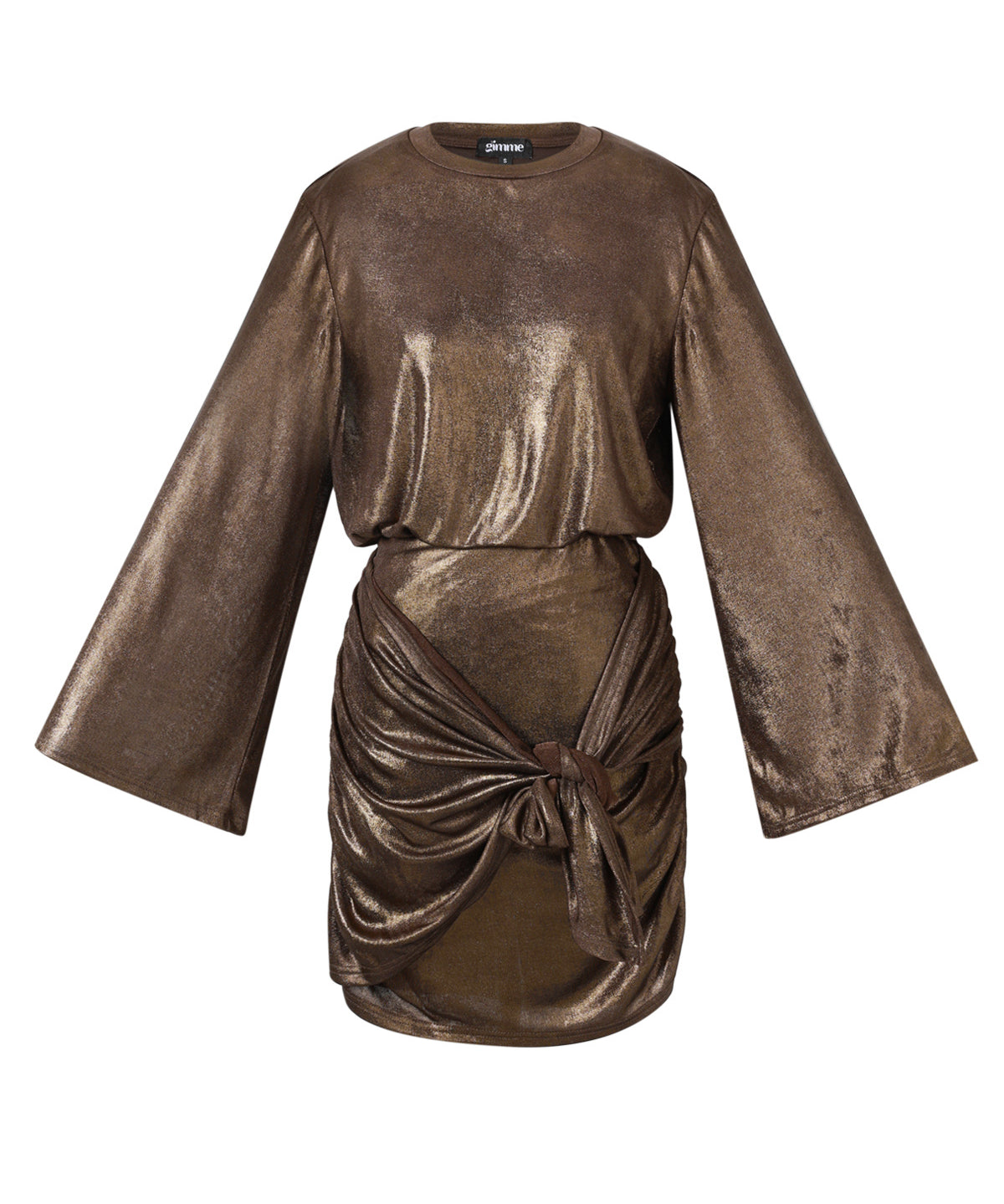 Festive Sparkling Wrap Dress