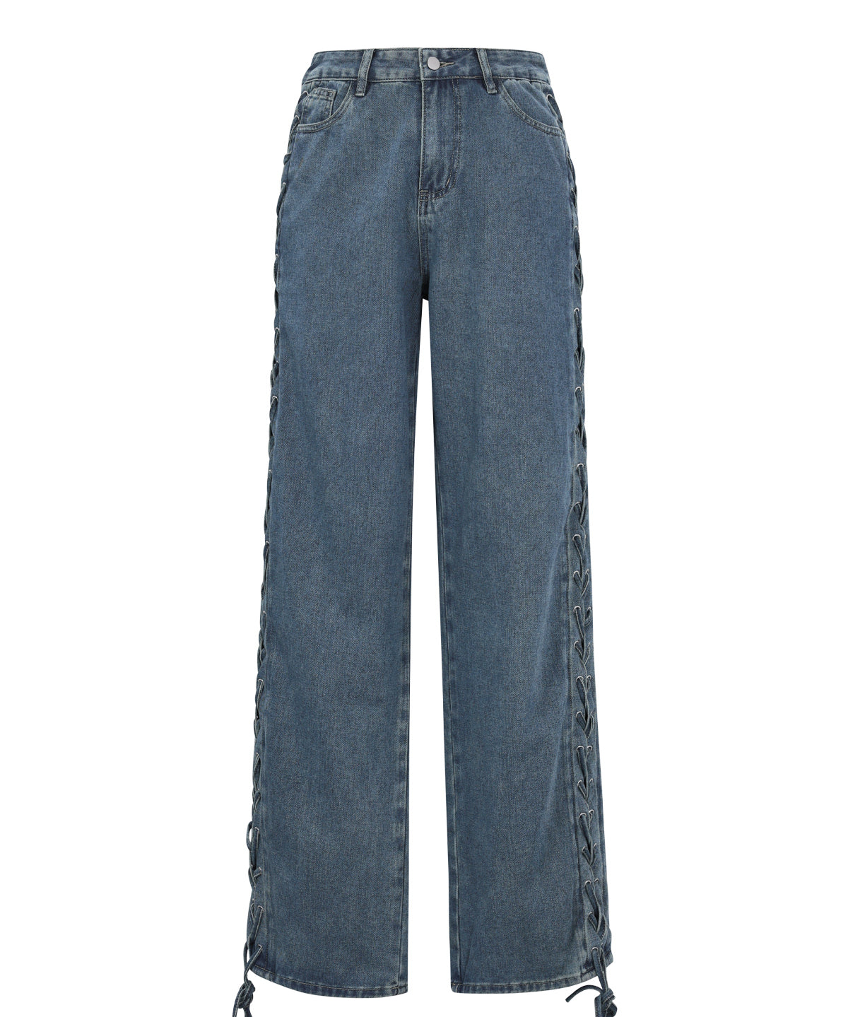 Laced Up Jeans