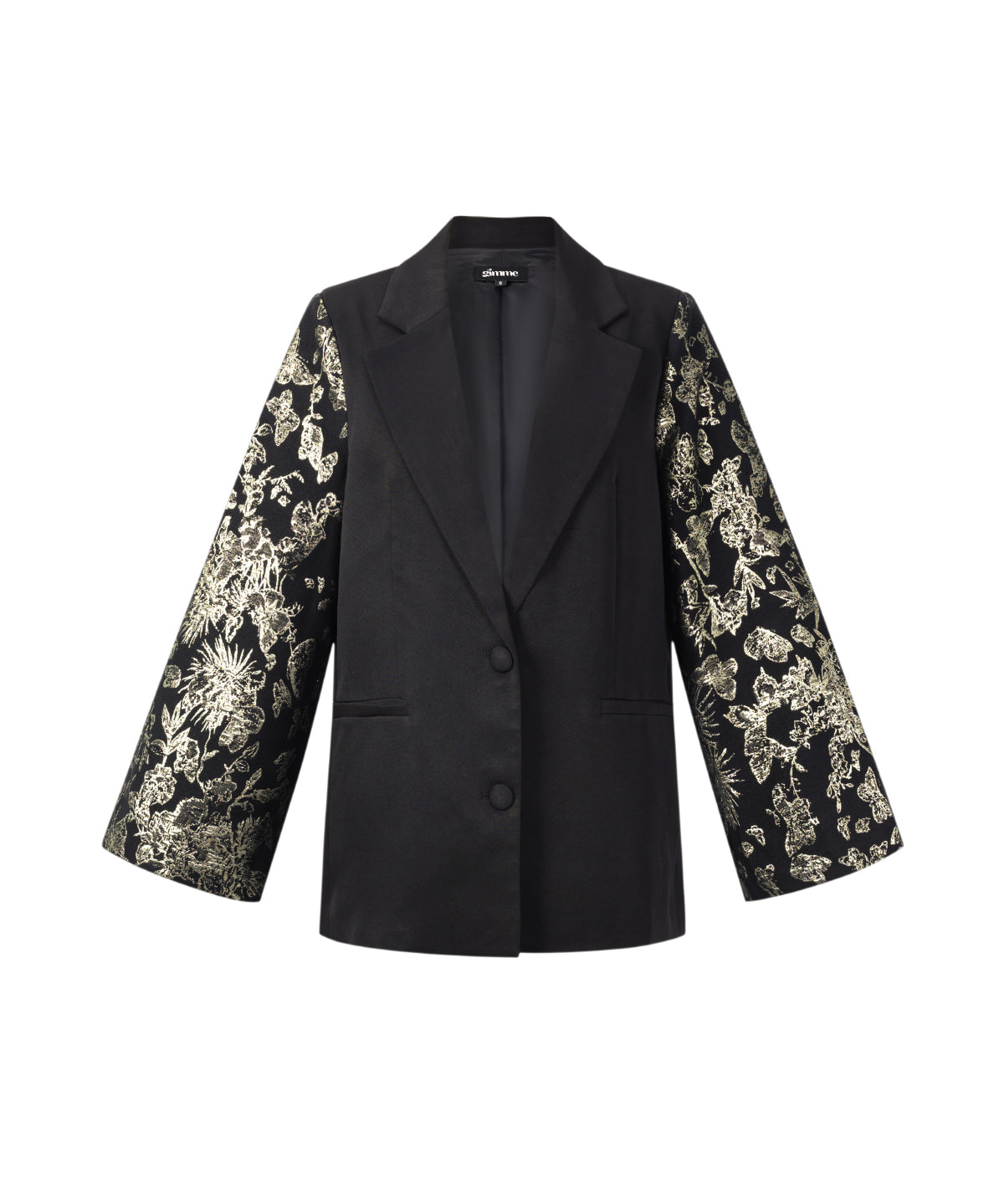 Festive Blazer Jacquard Sleeves