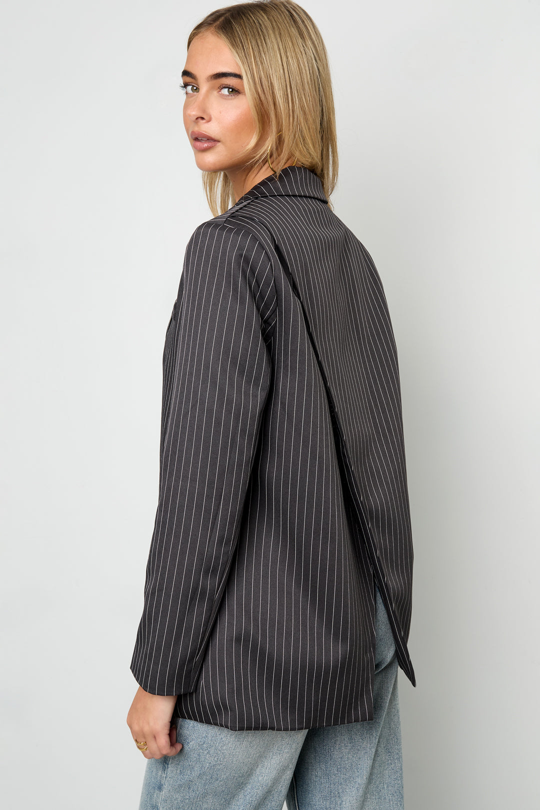 The Pinstripe Blazer