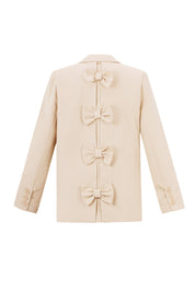 Blazer with bow