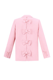 Blazer with bow