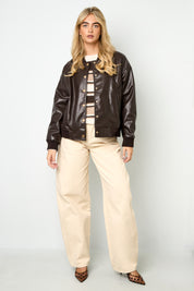 Polyester fiber (polyester) Jackets & Coats Solid color Street Fall/Winter  Clothes