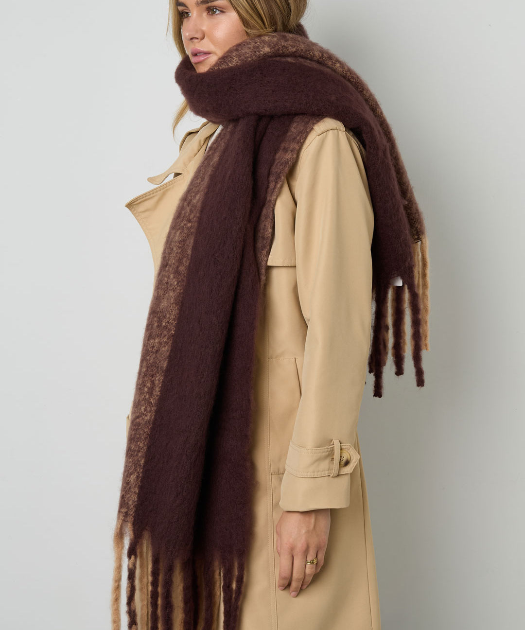 Winter scarves mixed color Casual Polyester Daily