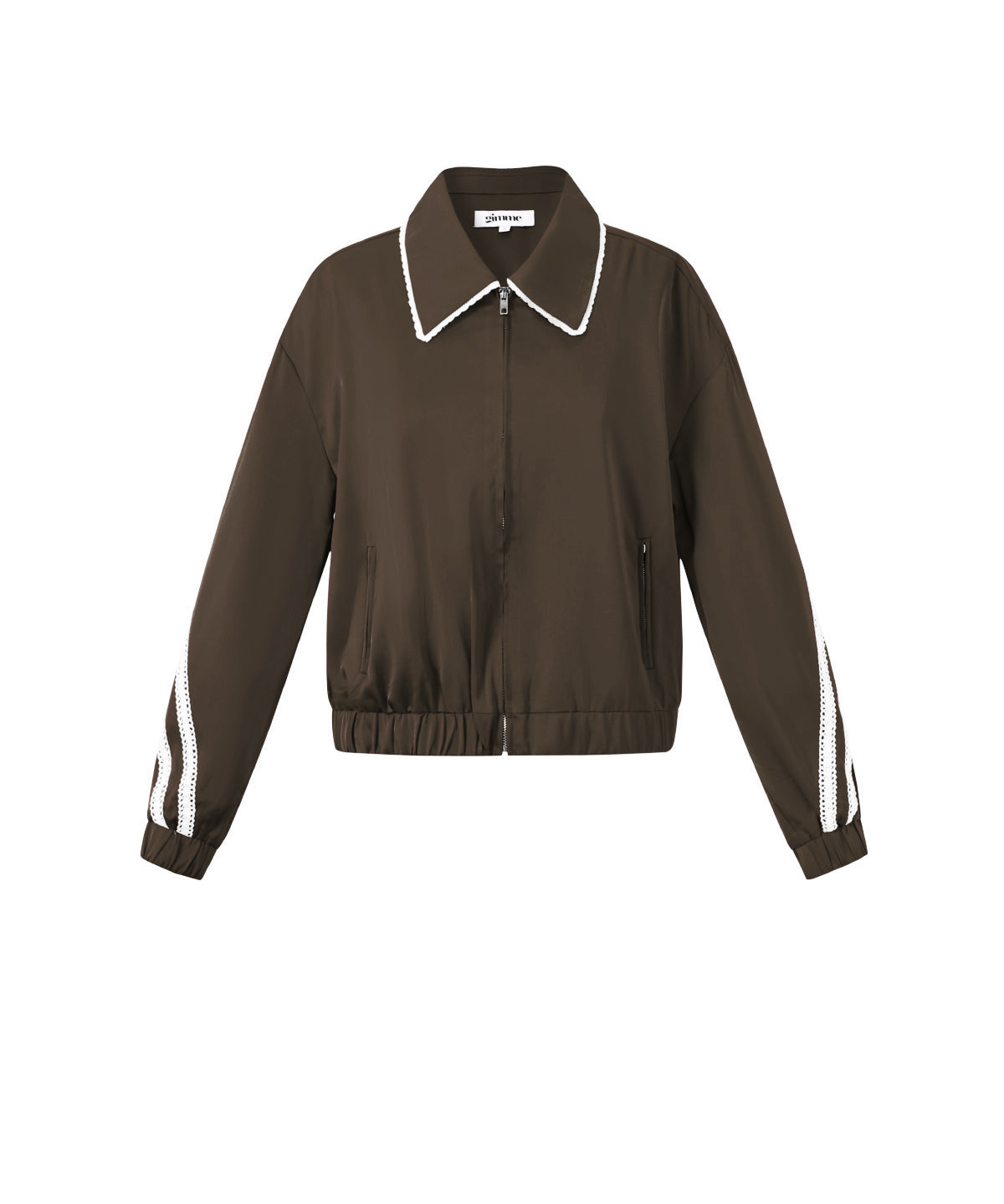 Satin Look Sporty Jacket