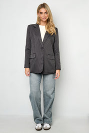 The Pinstripe Blazer